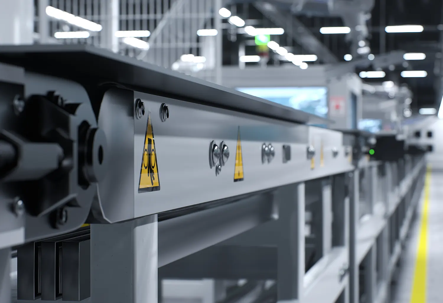 บริการออกแบบและติดตั้งระบบสายพานลำเลียง (Conveyor System) สำหรับสายการผลิตในโรงงาน