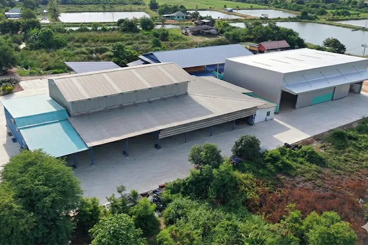 ภาพมุมสูงของโรงงานผลิตเครื่องจักรมาตรฐานสากล VVH and Technology พร้อมประสบการณ์ด้านวิศวกรรมกว่า 30 ปี